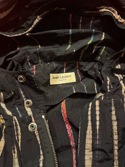 Saint Laurent Striped Hooded Jacket