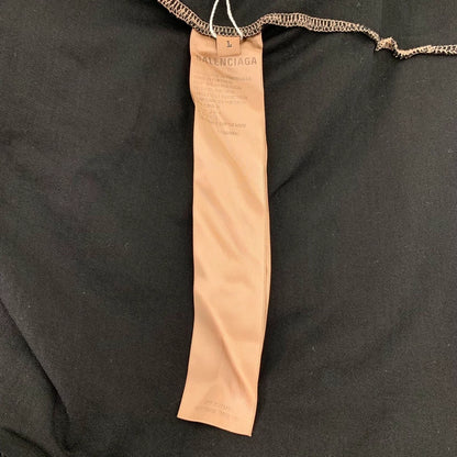 Black Logo Embroidered Hoodie from Balenciaga