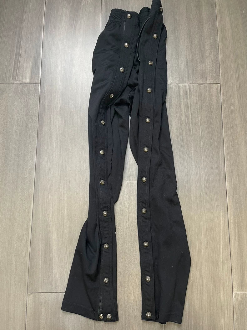 Chrome Hearts Side Button Sports Pants Size S