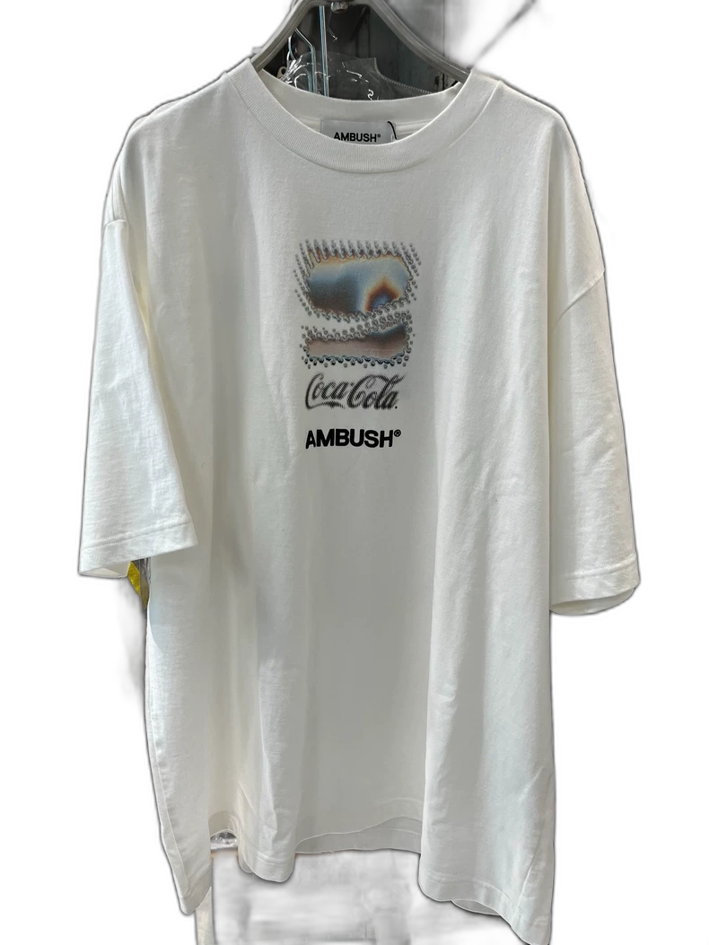 AMBUSH Coca Cola White Short Sleeve Shirt