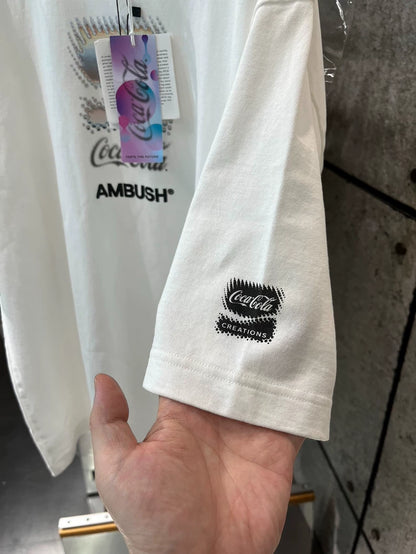AMBUSH Coca Cola White Short Sleeve Shirt