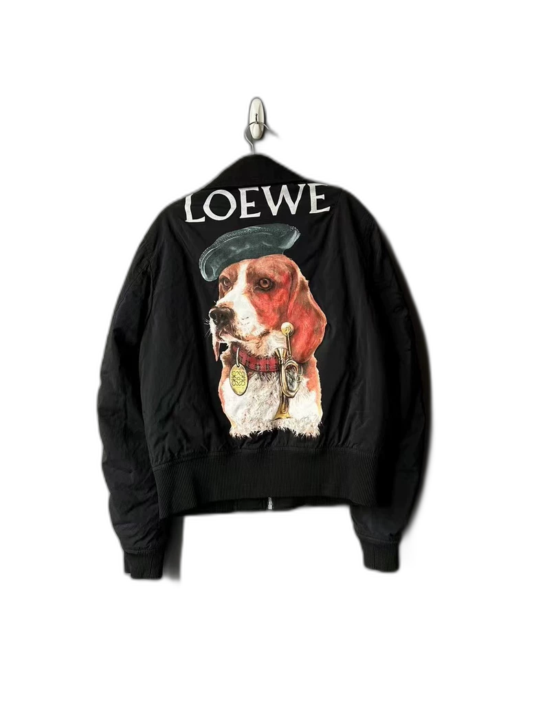 Loewe Beagle Dog Print Cotton Jacket