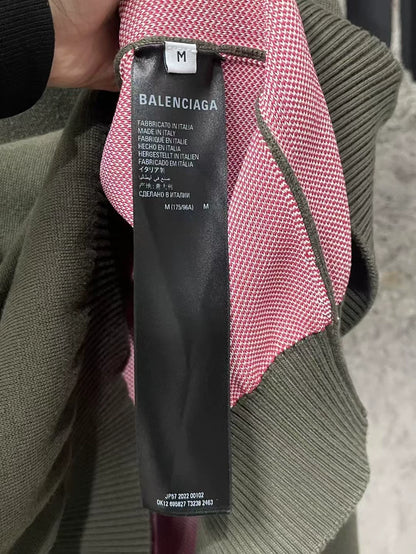 Balenciaga Green Wool Sweater