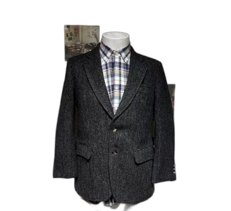 Vintage Dior Gray Wool Blazer for Men