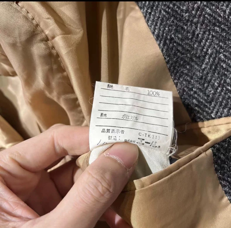 Vintage Dior Gray Wool Blazer for Men