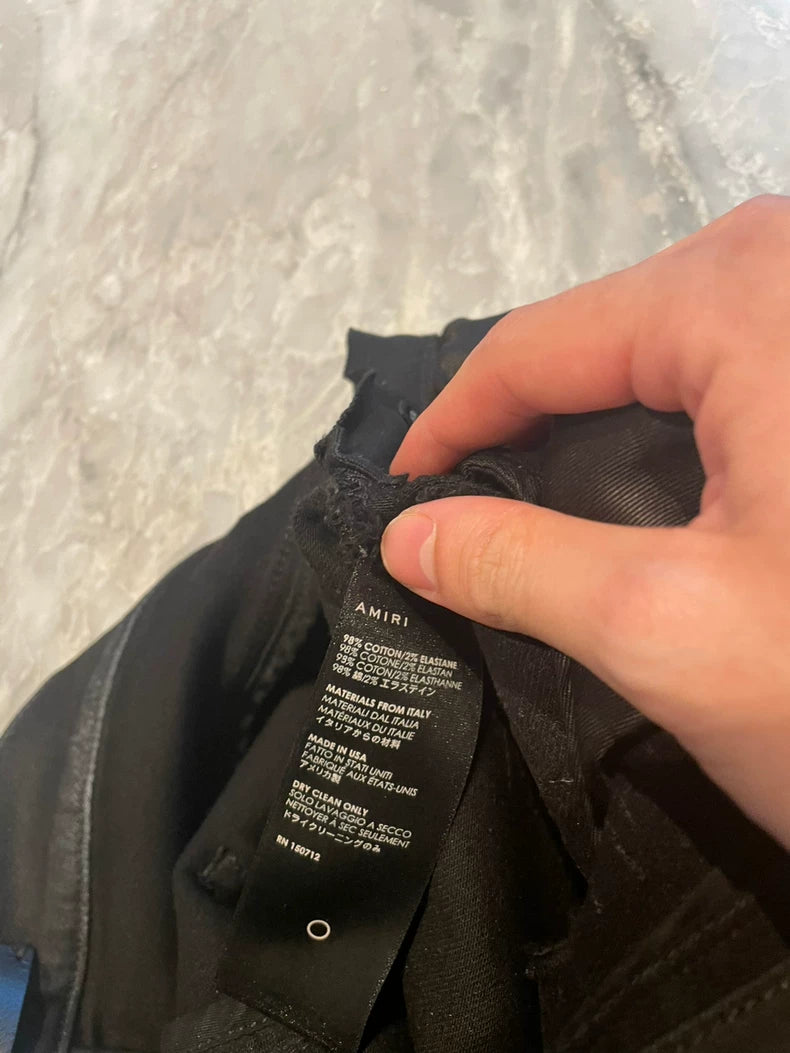 Rare Amiri Distressed Denim Pants