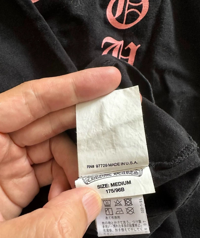 Classic Chrome Hearts Black T-Shirt