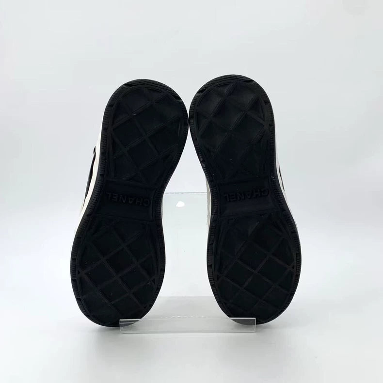 Chanel Color Block Sneakers with Thick Sole