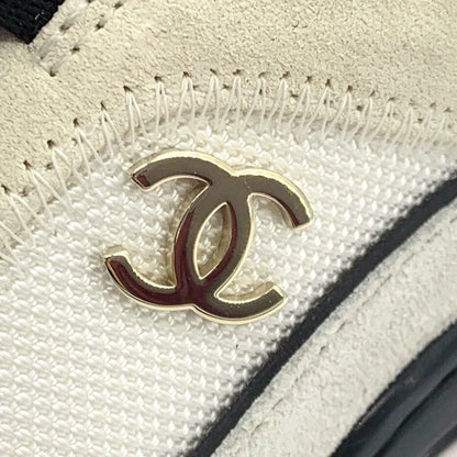 Chanel Color Block Sneakers with Thick Sole