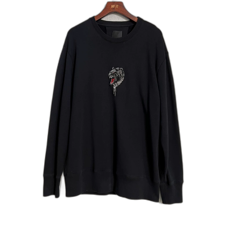 Givenchy Black Embroidered Sweatshirt
