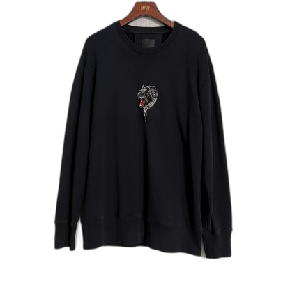 Givenchy Black Embroidered Sweatshirt