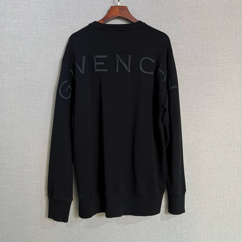 Givenchy Black Embroidered Sweatshirt