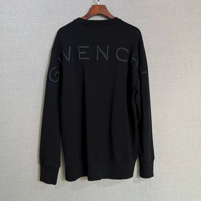 Givenchy Black Embroidered Sweatshirt