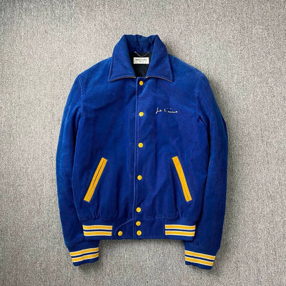 Saint Laurent Colorful Corduroy Jacket