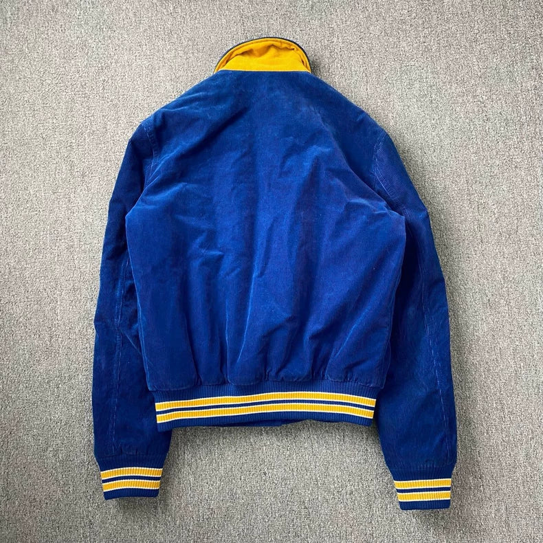 Saint Laurent Colorful Corduroy Jacket