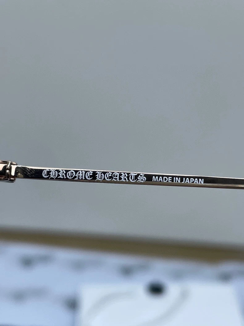 Chrome Hearts Transparent Frame Glasses