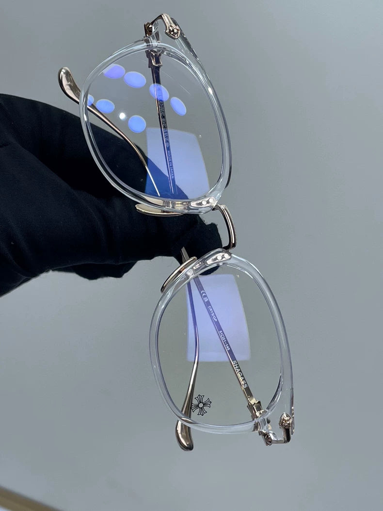 Chrome Hearts Transparent Frame Glasses
