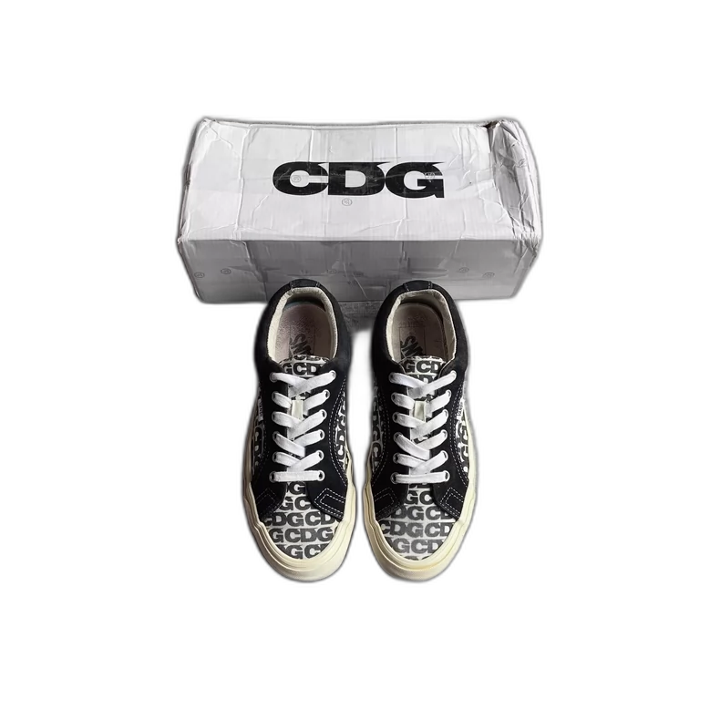 Vans CDG Era Sneakers in Black and White-zp