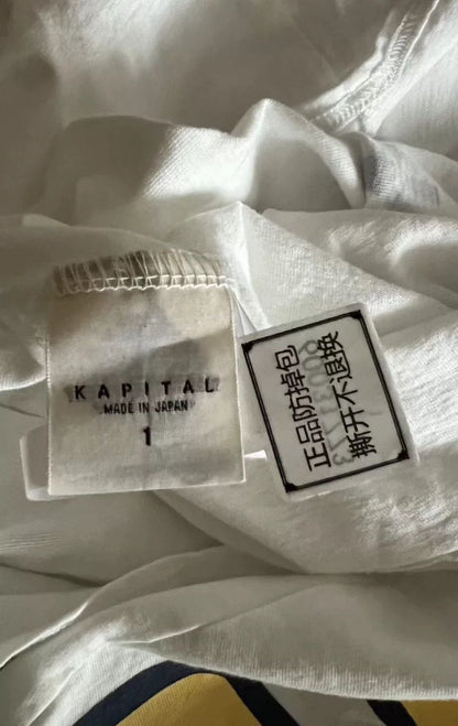 Kapital Letter Printing Loose Tee - DMC