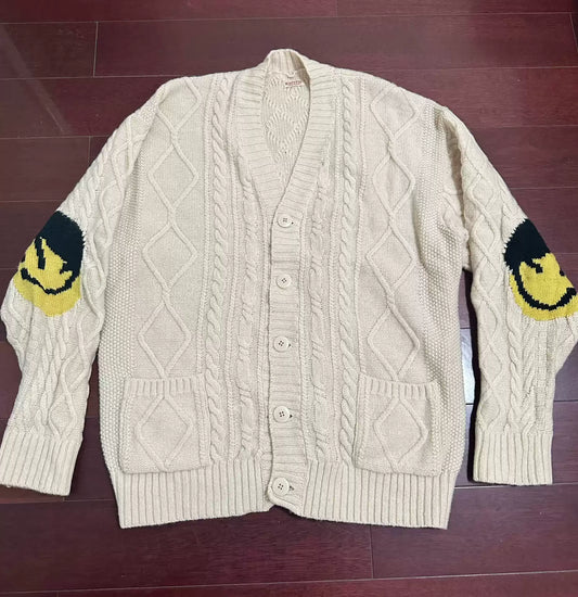 Kapital Hirata Hiroshi Cardigan Smiling Sweater