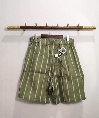 Kapital'S New Plant-Dyed Striped Shorts - - DMC