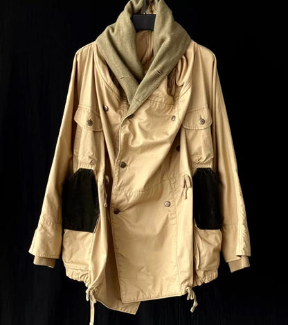 Kapital Flat And Macro Khaki Coat - DMC