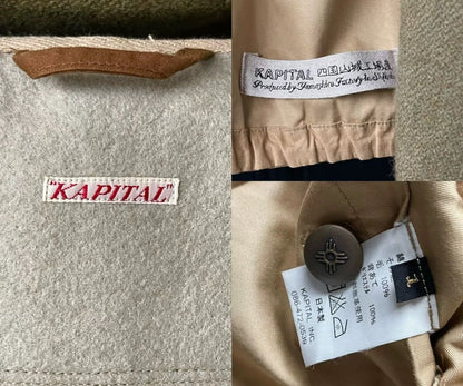 Kapital Flat And Macro Khaki Coat - DMC