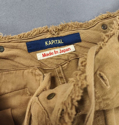 Kapital Retro Do Old Mid-Waist Shorts - - DMC