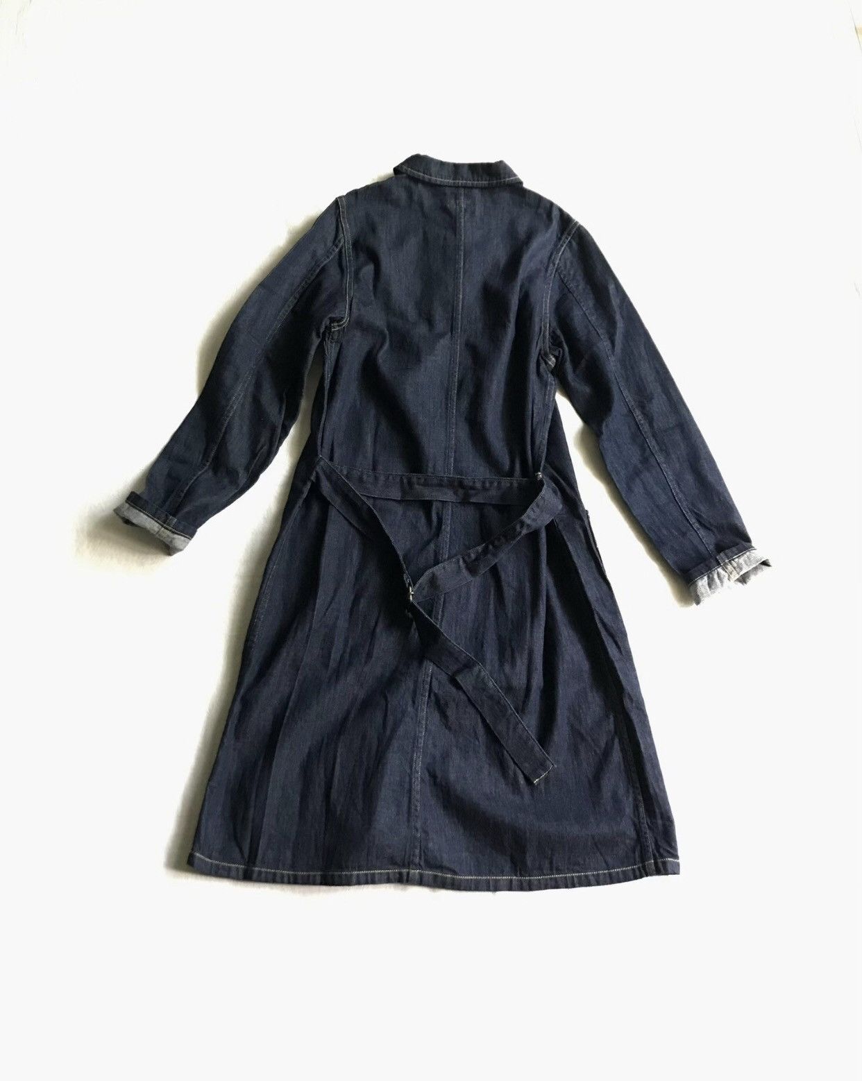 Kapital Hirata Kazuhiro Blue Dyed Trench Coat - DMC