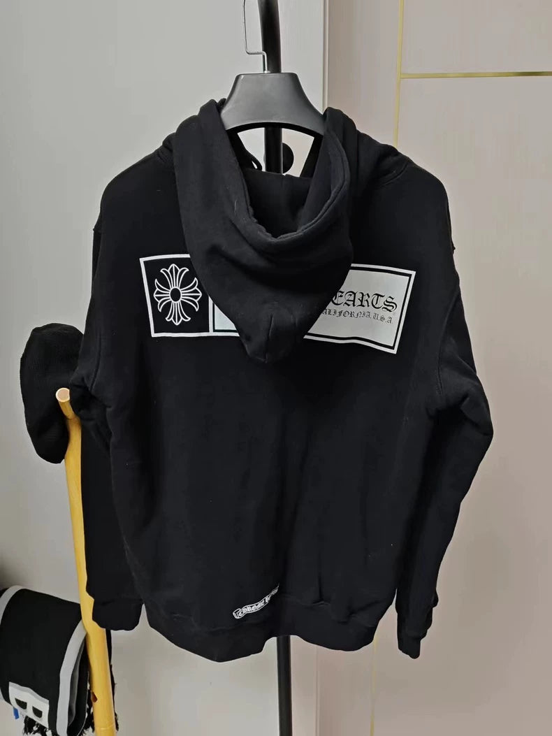 Chrome Hearts Thick Waffle Cross Zip Hoodie