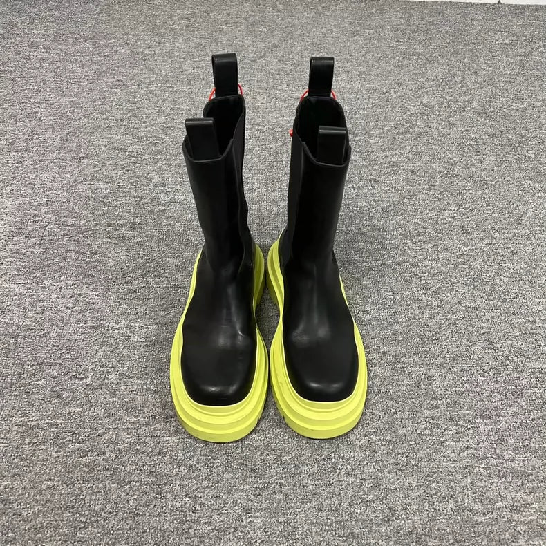 Bottega Veneta Colorblock Ankle Boots