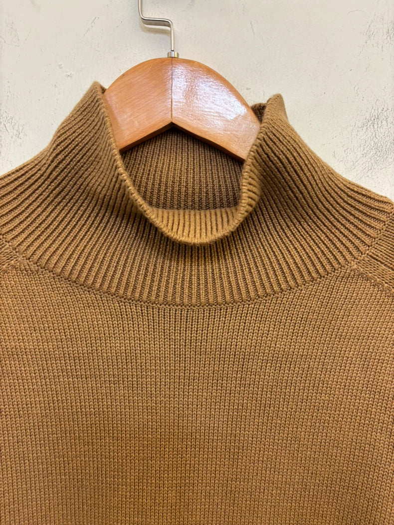 Elegant High Neck Sweater in Soft Fabric