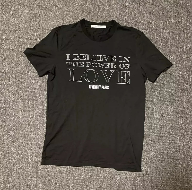 Givenchy Black Short Sleeve Graphic Tee-yf