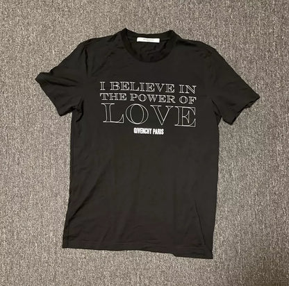 Givenchy Black Short Sleeve Graphic Tee-yf