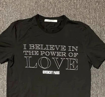 Givenchy Black Short Sleeve Graphic Tee-yf