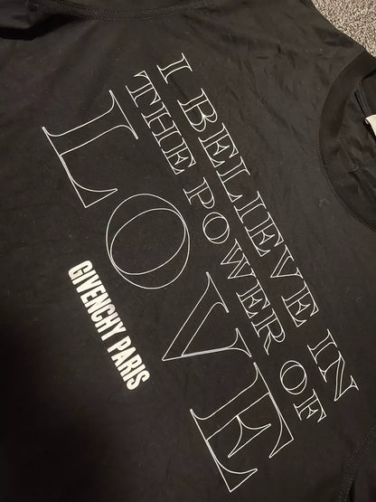 Givenchy Black Short Sleeve Graphic Tee-yf