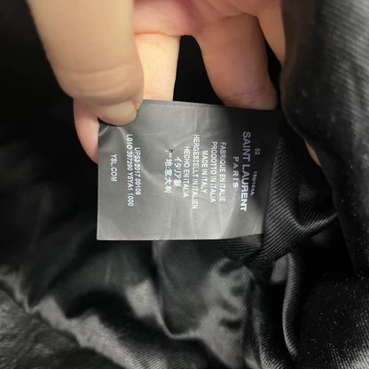 Saint Laurent Classic Black Leather Jacket