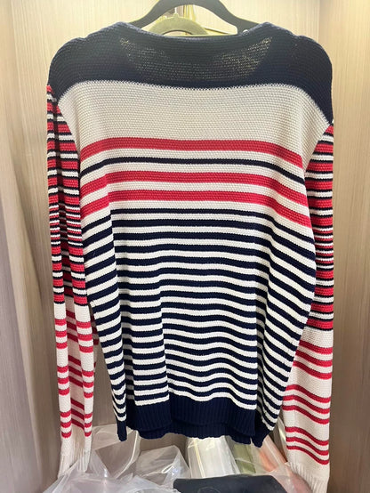 Alexander Mcqueen Striped Knit Sweater