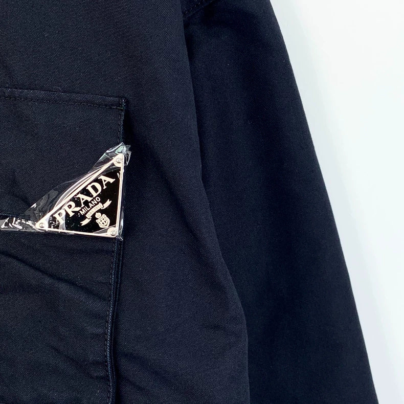 Prada Black Long Sleeve Denim Jacket