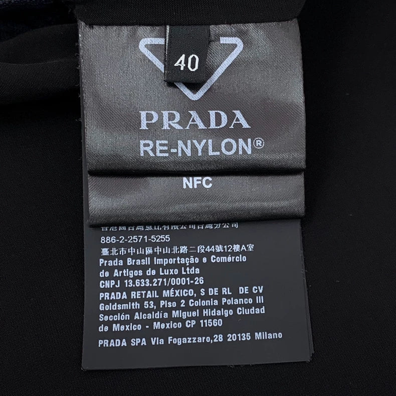 Prada Black Long Sleeve Denim Jacket