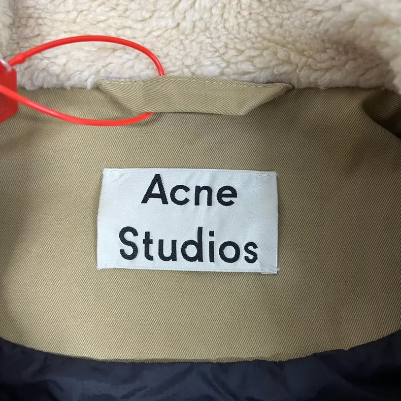 Acne Studios Logo Sherpa Jacket
