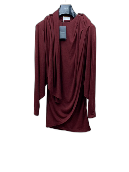 YSL Wool Draped Dress for Women