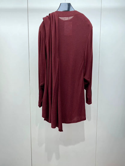YSL Wool Draped Dress for Women