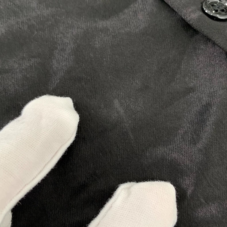 Gucci Black Logo Print Short Sleeve Shirt