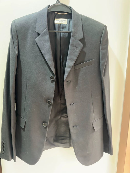 Stylish Saint Laurent Black Long Sleeve Blazer