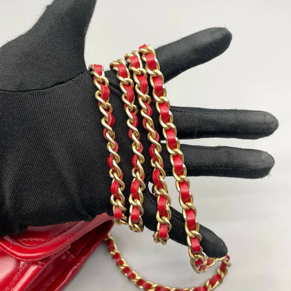 Red Gold Mini Chain Bag