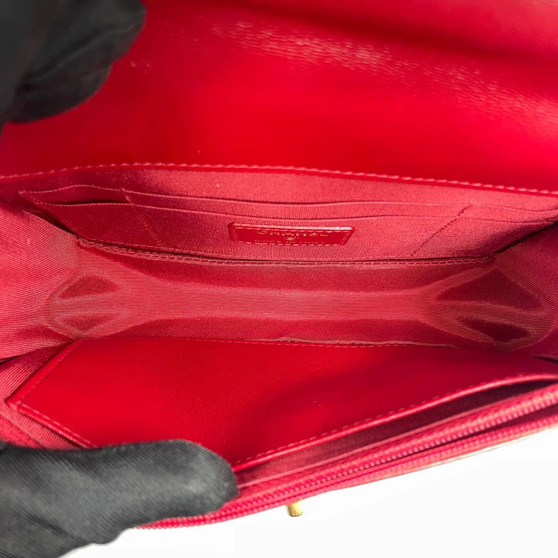 Red Gold Mini Chain Bag