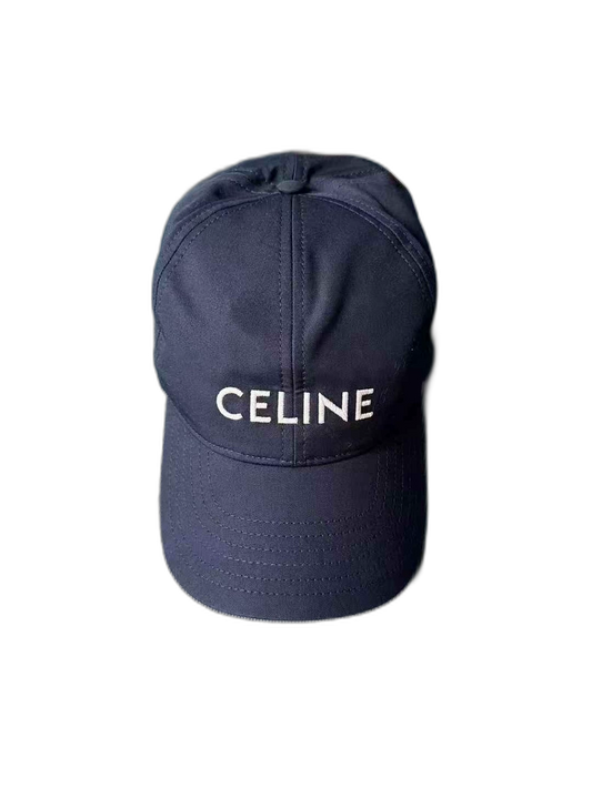 Navy Blue Celine Baseball Cap