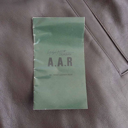 Yohji Yamamoto Leather Zip Coat