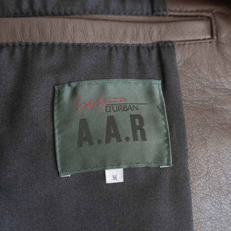 Yohji Yamamoto Leather Zip Coat